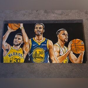 Golden State Warriors Trio Canvas Art